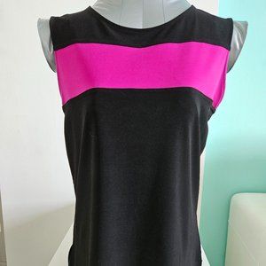 Black with pink Calvin Klein Tank Top Size Medium